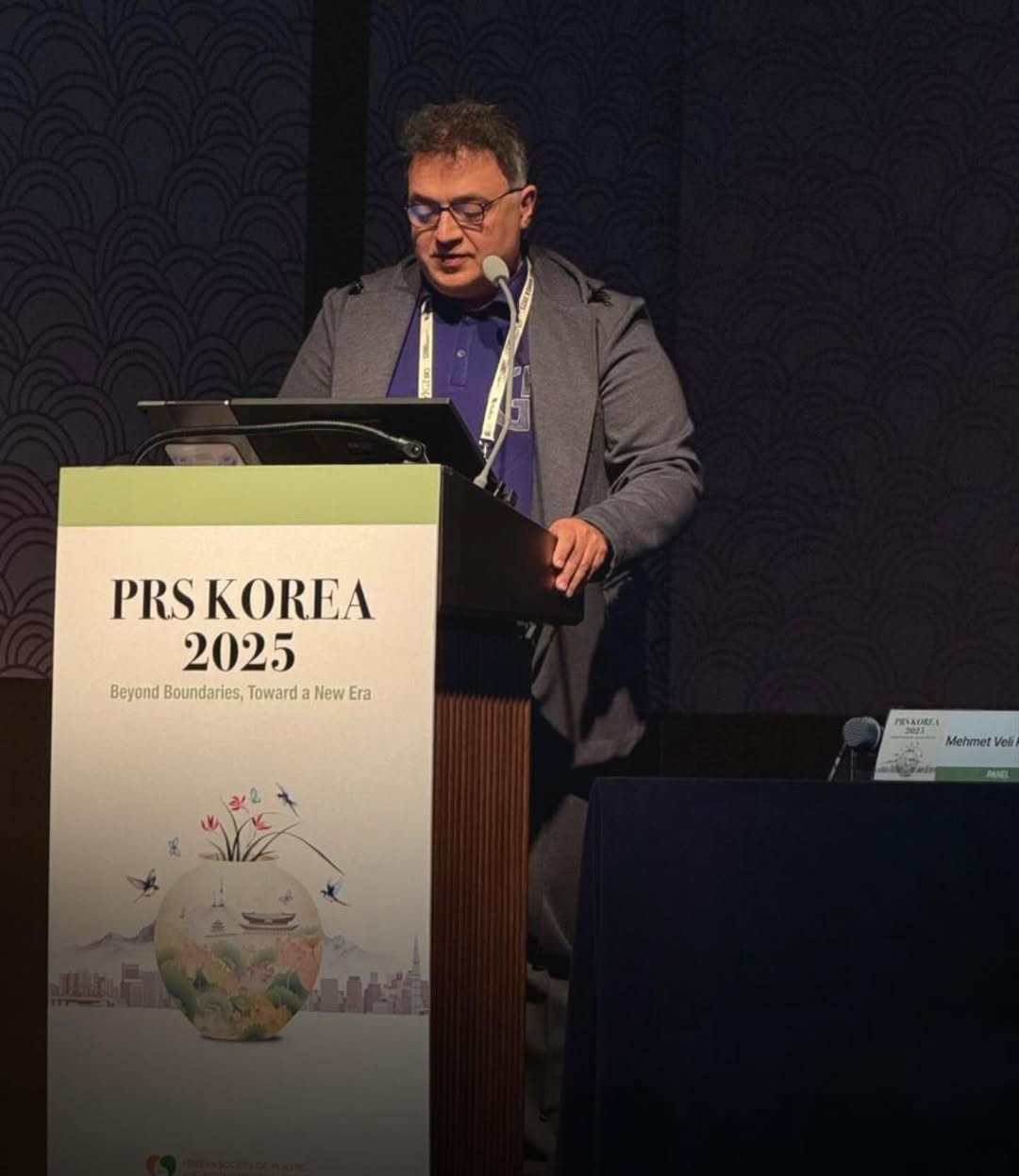 Dr. Karaaltin speaking at international conference